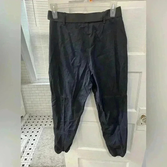 Cargo‎ style pants with pockets and buckle belt size small in black - Picture 7 of 8